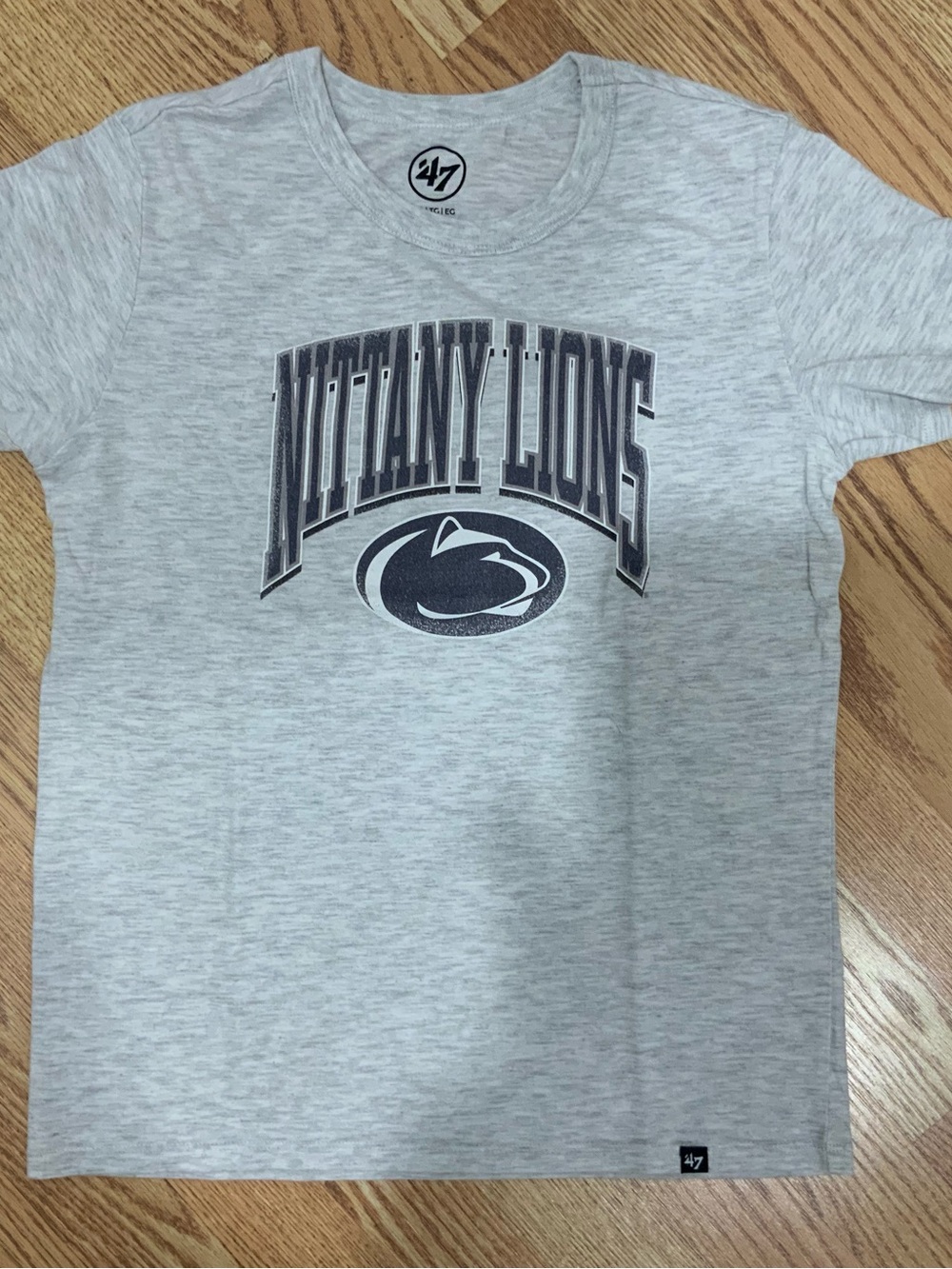 '47 Light Gray Tee with Black Brand Tab